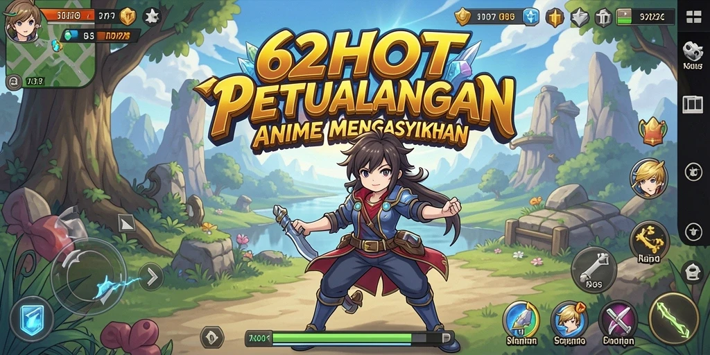 Tampilan gameplay menarik dari 62HOT dengan aksi yang seru.