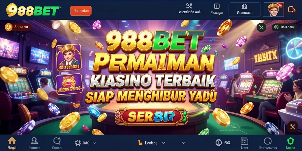 Tampilan gameplay seru dari 988BET yang memikat pemain kasino.