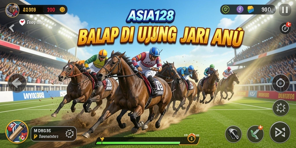 Tampilan gameplay seru dan menegangkan dalam ASIA128.