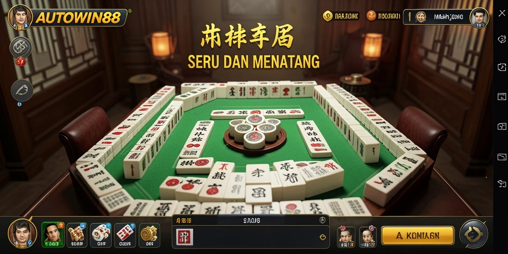 Screenshot AUTOWIN88 menampilkan gameplay seru Mahjong dengan grafik yang menakjubkan.