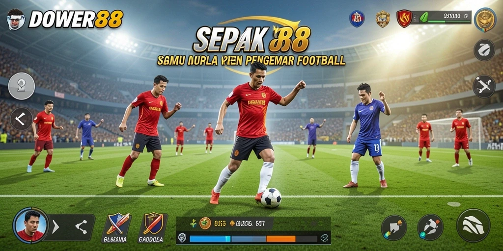 Tampilan gameplay DOWER88 yang mendebarkan saat pertandingan berlangsung.