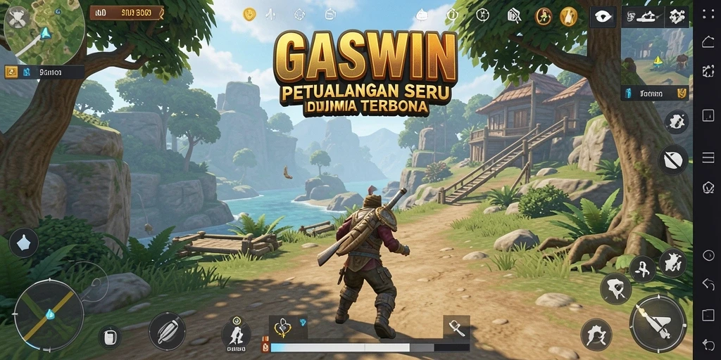 Tampilan gameplay GASWIN yang menarik dan penuh tantangan.