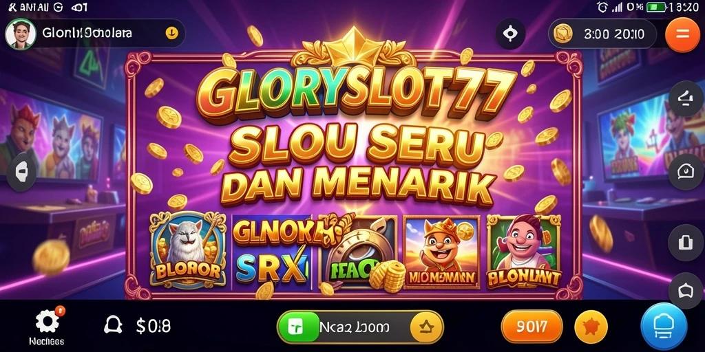 Tampilan gameplay slot yang seru dan menarik di GLORYSLOT777.