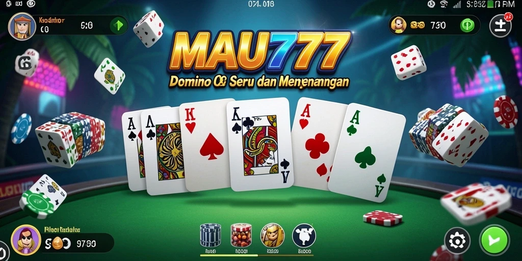 Gameplay seru dan strategi menarik dalam permainan Domino MAU777.