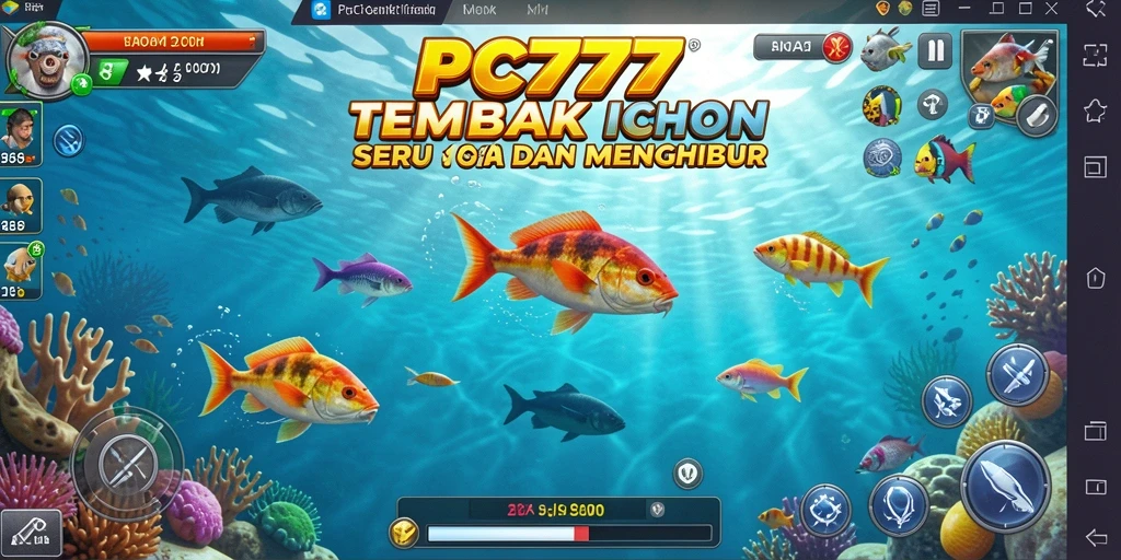 Tangkapan layar gameplay Tembak Ikan PC777 yang seru.