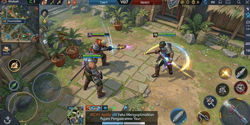 Screenshot utama RICH7 menampilkan tampilan antarmuka aplikasi Utility yang menarik.