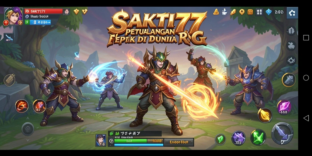 Tampilan menarik dari gameplay SAKTI77 yang penuh aksi RPG.