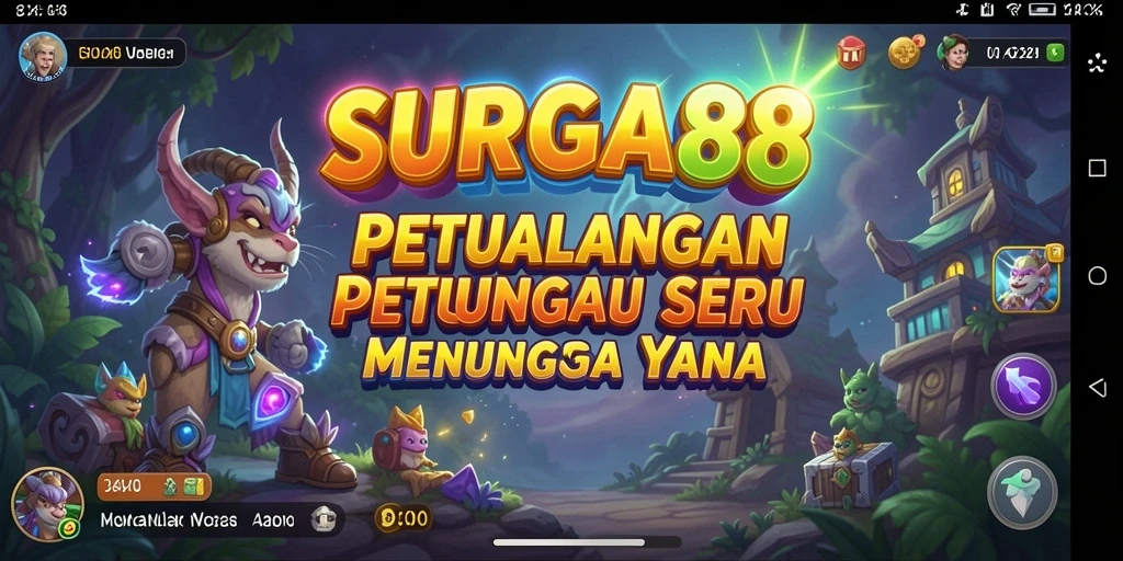 Lihatlah gameplay seru dari SURGA88 dengan lingkungan petualangan yang memukau.