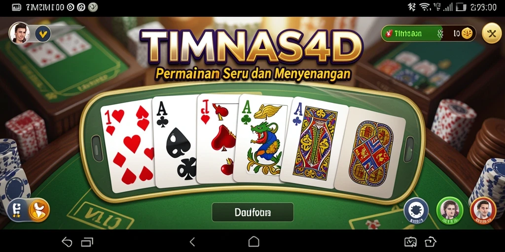Tampilan menarik dari gameplay TIMNAS4D yang seru.