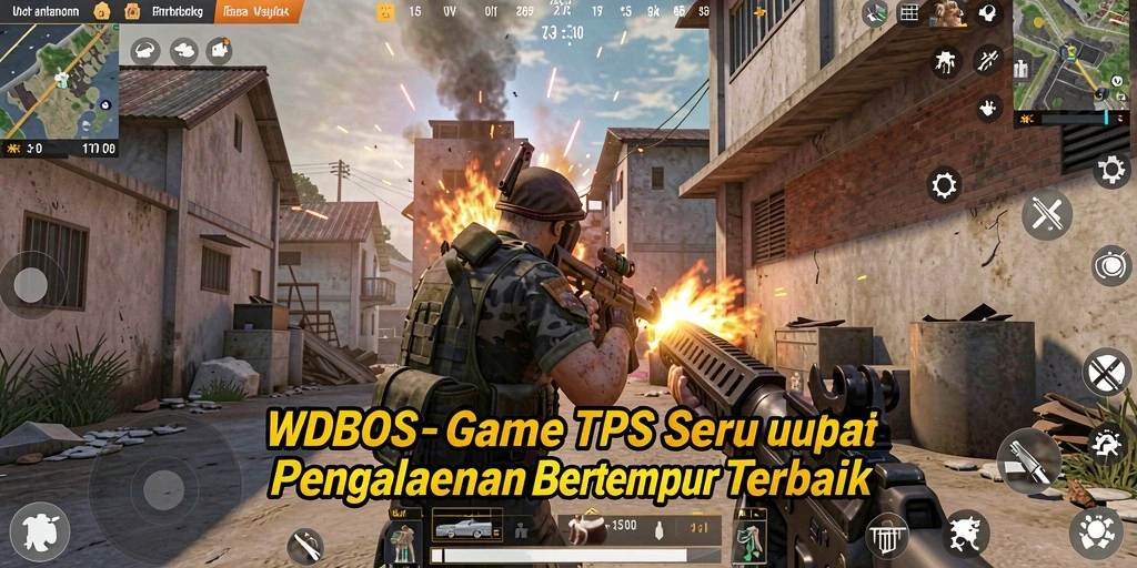 Tampilan dinamis gameplay WDBOS yang menegangkan dan penuh aksi.