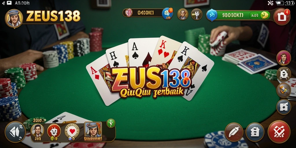 Tampilan gameplay QiuQiu yang seru dan menantang di ZEUS138.